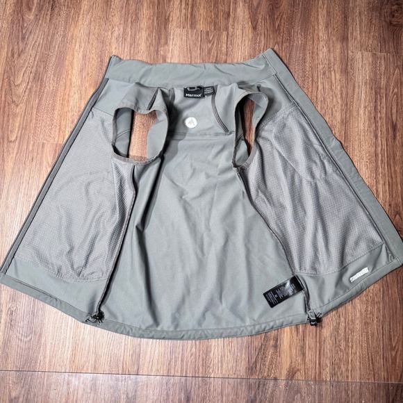 Marmot Womens Tempo Vest S Gray Gorp Core Hiking Outdoor Lightweight Camping - Picture 8 of 10